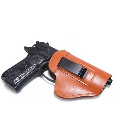 China Carry custom gun BSCI LVMH ISO certificate factory supply glock gun holster tactical leather gun holster for sale