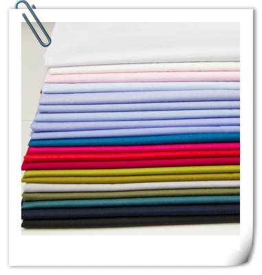 China Antistatic Solid Dyed Woven Fabric For Shirts Cotton / Polyester CVC 60/40 Fabric for sale