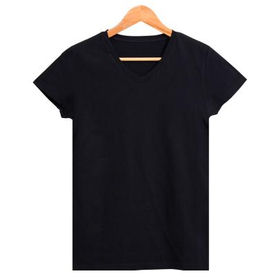 China High Quality Men's V-Neck T-Shirts QUICK DRY Plain Dyed Sublimation Custom Men's V-Neck T-Shirts Oversized Tees For Summer for sale