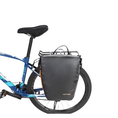 China Custom 25L Outdoor Sports Bicycle Mountain Manufacturer Logo Bicycle Rear Rack Bag Waterproof Bike Pannier Recycling Bag For Travel for sale