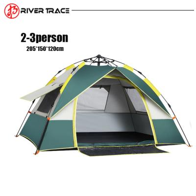 China China Wholesale Large Family Custom Lightweight Ultralight Outdoor Waterproof Diagonal Folding Type Easy Set Up Automatic House Camping Tents for sale