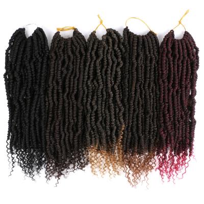 China Wholesale Hot Sale 14inch Passion Twist Crochet Hair Bombshell Hair A3 for sale