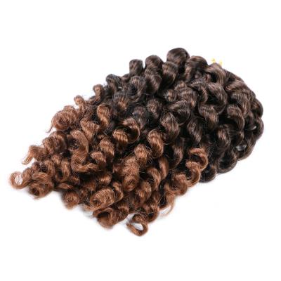 China 2021 New Design Low Price Wigs 80g 10inch Deep Curly Wand Deep Curl For Woman A8 for sale