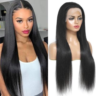 China Silky Straight Wave Mink Straight Brazilian Human Hair Cheap Lace Front Human Hair Wigs HD Natural Remy Lace Wigs For Black Women for sale