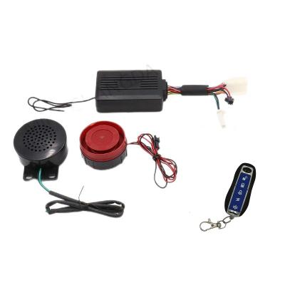 China Best One Way Motorcycle Keyless Remote Start Motorcycle Alarm System With 120db Alarm for sale