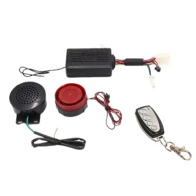 China Motorcycle Voice Guide Function Anti Theft Alarm System For Motorcycle 12V Waterproof for sale