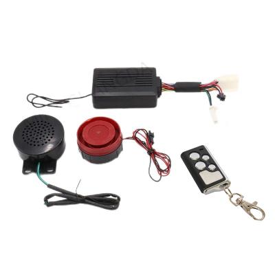 China Direct Anti Theft Alarm Motorcycle Factory 12V Remote Control Security System For Motorcycle for sale