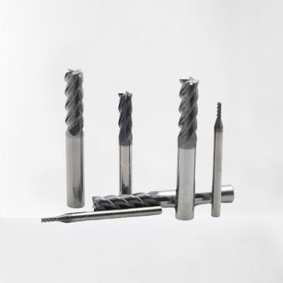 China MTS Carbide Tools Standard 45HRC 4Flutes End Mills for sale