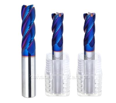 China CNC Process HRC65 Corner Radius End Mill for sale