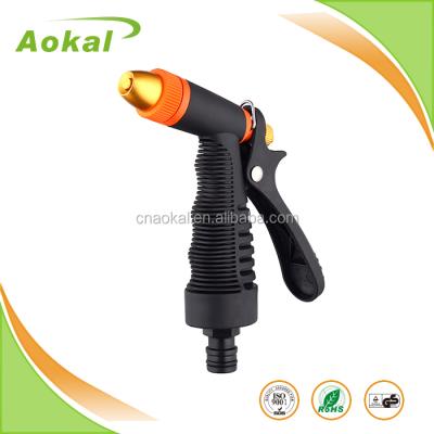 China Garden Gun Spray Gun Cleaner 3 Pattern Garden Hose Adjustable Nozzle Tools Car Watering Spray Gun for sale