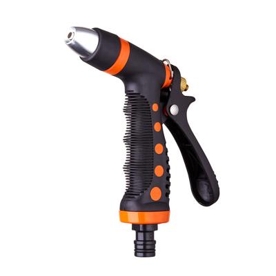 China Variable Flow Controls Gently Grip Adjustable Mist Jet Steam Hose Nozzle Metal Spray Gun for sale