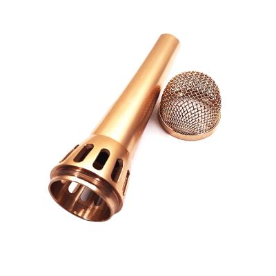 China Wholesale Customized Black Aluminum Die-casting Electronic Microphone Housing, Karaoke Microphone 04 for sale