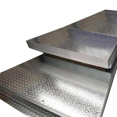 China New SGCC industry hot dip galvanized steel plate, non-slip galvanized pattern plate, Kaiping stainless steel pattern constant length plate for sale