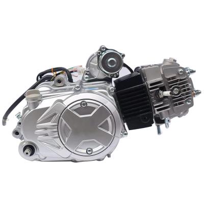 China Hot Selling 110cc Clutch Motorcycle Special Air Cooled Horizontal Electric Start 4-Speed ​​Two Wheeled Motorcycle Auto Engine Assembly for sale