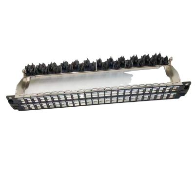 China High Density Data Center 1U 48 Port UTP Blank Patch Panel for sale