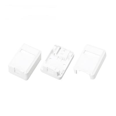 China Network cabling system network surface support box fit for keystone rj45 jack for sale