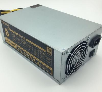 China Aluminum Alloy Shell + Brand New PSU Machine Power Supply. 1600W 1800W Copper Cable For 6 GPU S7 S9 14t PC Game for sale