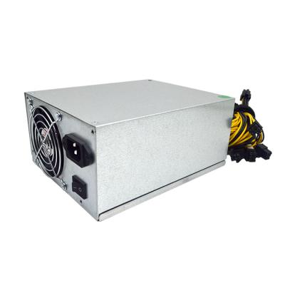 China Aluminum Alloy Shell + PSU Wholesale Hot Selling Copper Cable Power Supply 1600w GPU S9 Power Supply Modular For PC for sale