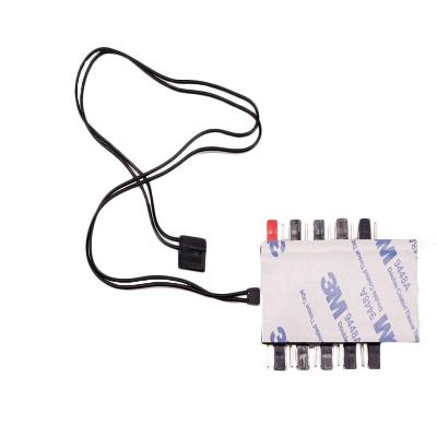 China Desktop IC PC Computer SATA Way Multi Way Extender Hub And Link Motherboard 4Pin PWM Hub Line Splitter for sale