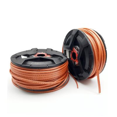 China The speaker wire from A.W.G. 14/16/18 Gauge Car Genuine Spec Speaker Cable Orange PVC Jacket 99.999% OFC for sale