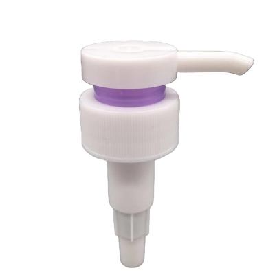 China Non Spill Hongyuan 33410 33mm Dispenser Lotion Pump Dispenser Plastic Screw Pump for sale