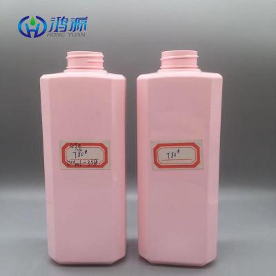 China Hongyuam personal care plastic empty water bottle 500ml rectangular plastik botol PET bottles gel bottle for sale