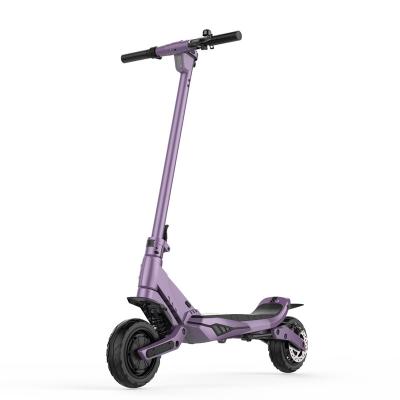 China New Small 500W 48v Street High Speed ​​Electric Scooter Unisex Folding Adult Purple for sale