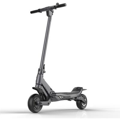 China Unisex Load 120kg Smart Foldable Disc Brake Led Lightweight Black Electric Scooter for sale