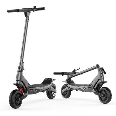 China Unisex Strong Climbing Capacity 500w 48v Gray Electric Scooter For Adults for sale