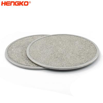 China High Filtration Accuracy Porous Metal Sintered 316L Stainless Steel Seamless Filter Plate For Oxide Powders Filtration for sale