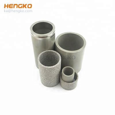 China HENGKO Particulate Stainless Steel Filter Tube Uniform Distribution For Industrial Throttle Valve Filter Filtering Equipment for sale