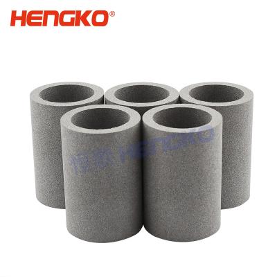 China Uniform distribution of industrial sintered porous particle stainless steel metal filter tube used for industries filtration for sale