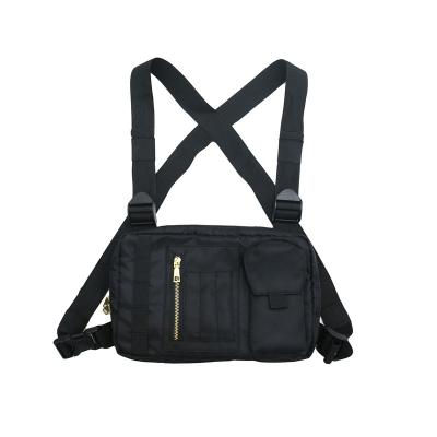 China 2020 new design fashion tactical front bag unisex streetwear chest bag front pocket bag for sale