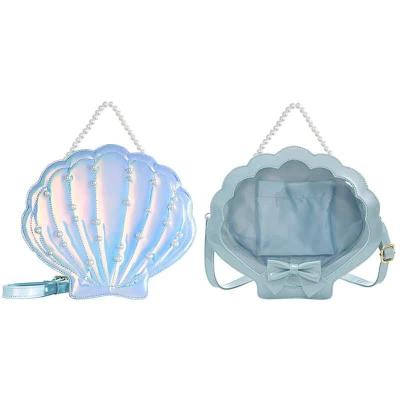 China 2020 new style PVC clear window AIE lightweight bag fashion custom itabag with pins insert women handbag for sale