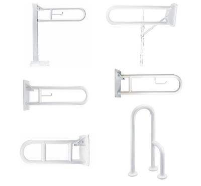 China Steel Bend Away Toilet Grab Bar Railing for sale