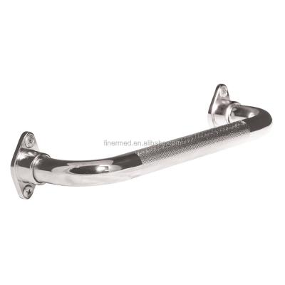 China Chrome Steel Knurled Grab Bar With Rotating Clamp for sale