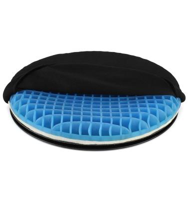 China Sports Car Chair 360 Degree Rotation Silicone Swivel Gel Cushion for sale