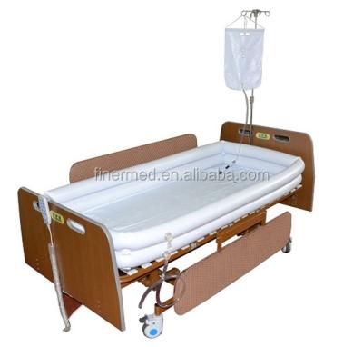 China Bath Elderly Patient Enclosed In Bed Medical Air Shower Mattress Cushion Inflatable Bathtub for sale