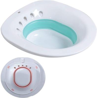 China Portable Sitz Bath Pregnant Women Hygiene Folding Sitz Bath Cleaning Basin for sale