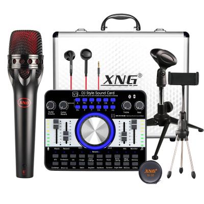 China Pro Professional Home Studio Recording Device Interface Sound Card V3&G7 Audio Handheld Microphone Sound Cards for sale