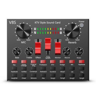 China Recording as Mixer Live Broadcast Musical Streaming Recording Equipment Sound Card for sale