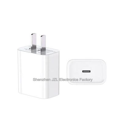 China Mobile Phone 18W Palladium USB Fast Mobile Phone Wall Charger For Phone 8 plus X XS max 11 pro for sale