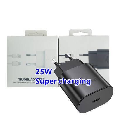 China PD Fast Charger Fast Charger With USB C PD Cable TA800 25W Type C To C For Samsung S21 S20 Mobile Phone Travel Super Fast Charing Adapter With Cable And Package for sale