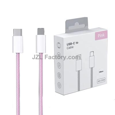 China Quick Charging Braided Camera USB Cable C To 8pin Cord For iPhone 13 Pro Max for sale