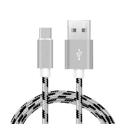 China New Arrival 2A Tiger Stripe Nylon Braided MP3/MP4 Player Data Cables 1 Meter Usb Fast Charging Cable For Android Phone for sale