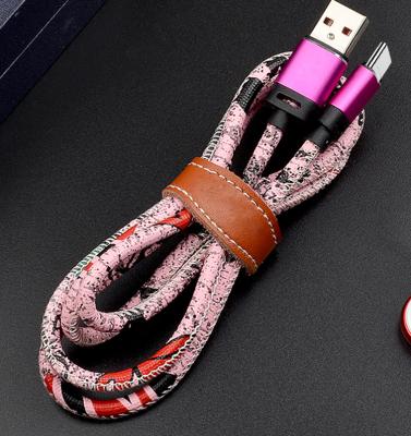 China Unique High Quality COMPUTER China Best Transmission Data Cable Leather Cable Type-C Usb For Iphone for sale