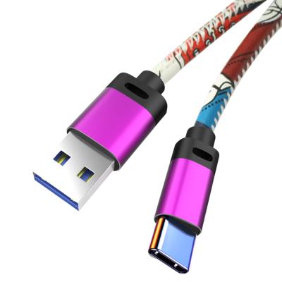 China Free Shipping COMPUTER Easy To Pare Data Cables Type-c Usb Leather Charging Cable For Iphone for sale