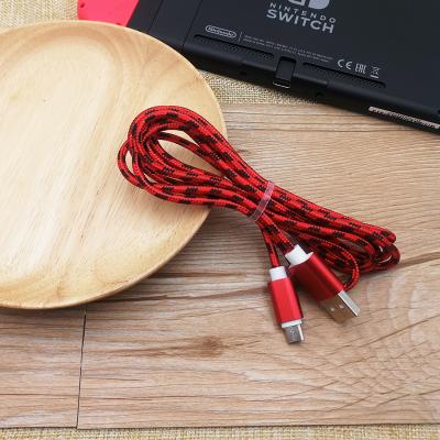 China High Quality Nylon Braided Nylon USB Data Cable Usb Charging Cord For Android For iPhone Cabel Cord For Charger Cable for sale