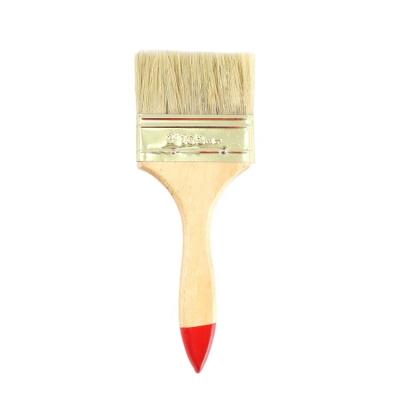 China 2020 Exquisite Wood Handle Brush Bristle Paint Brush Natural Different Size for sale