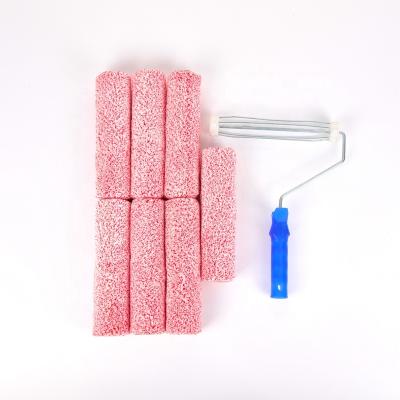 China Factory Made High Quality Outdoor Brush Roll Cleaning Paint Roller Sweep Cheap Paint Brushes With Microfiber Roller In INDIAN for sale